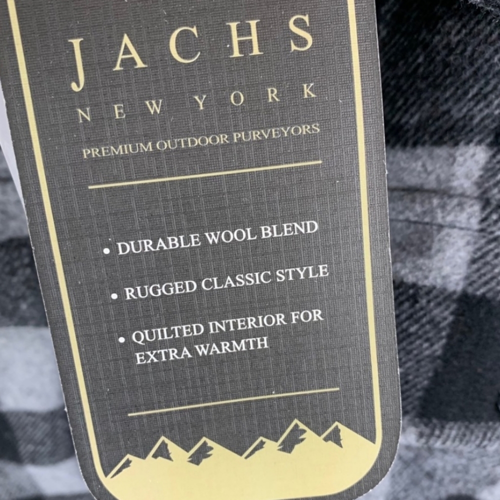 JACHS Charcoal Buffalo PlaidWool Blend Jacket SALE - Picture 13 of 14